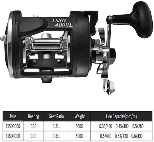 Mhxanaki Speargun Reel Fishing Dst-400 Oem