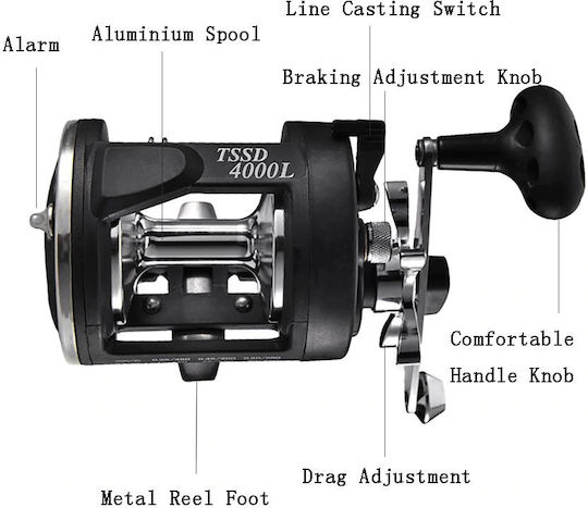 Mhxanaki Speargun Reel Fishing Dst-400 Oem