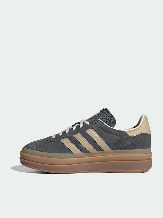 Gazelle Bold Pentru Femei Adidasi Flatforms Gri Șase / Magic Beige / Crew White