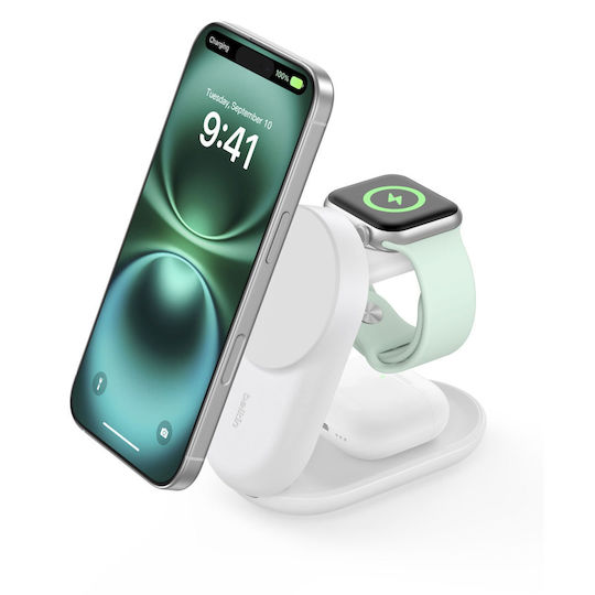 Belkin Wireless Charger Qi2 25W Whites (UltraCharge)