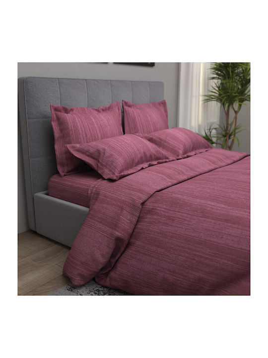 Charalambidis Textiles Bettdecke Einzelbett 160x230cm Regen Fuchsia 350 GSMGsm