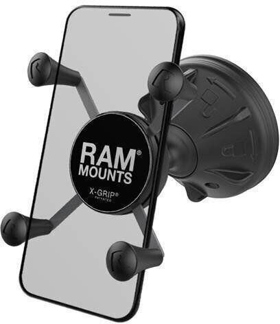 RAM Mount Suport Auto pentru Telefon cu cârlige reglabile Neagră