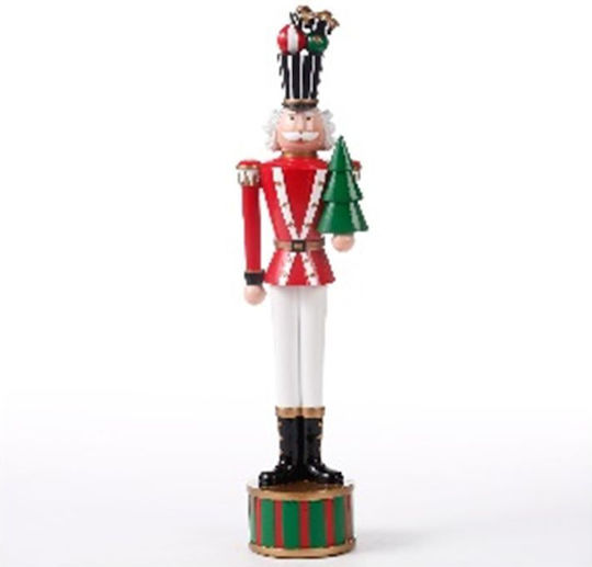 Iliadis Soldat Nutcracker de Crăciun din Polirosină Înălțime 45cm.