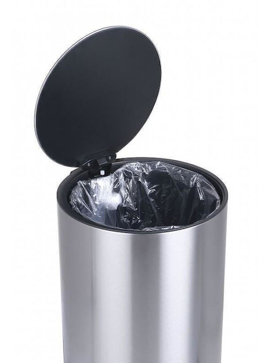 Inter Ceramic Μεταλλικό Καλαθάκι Μπάνιου 20lt