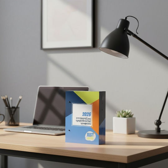 Desk Calendar 2026 Tabletop Office 12x8.5 cm
