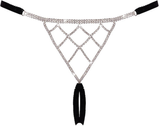 Cottelli Collection Γυναικείο Sexy String Αυτοκινήτου Μαύρο