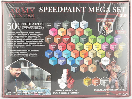The Army Painter Speedpaint Mega Σετ Χρώματα Μοντελισμού 18ml 50τμχ