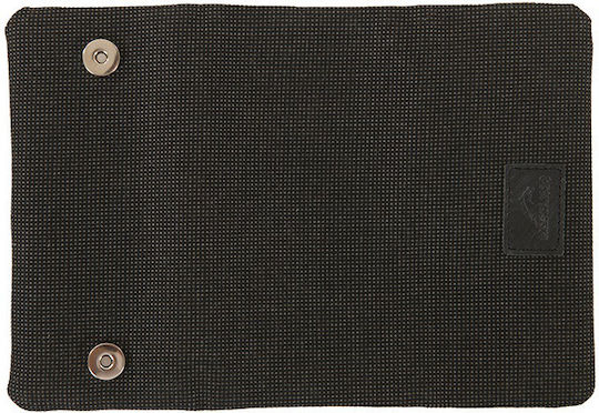 Mestango Tobacco Pouch With Snap Closure 15.5x8cm Black