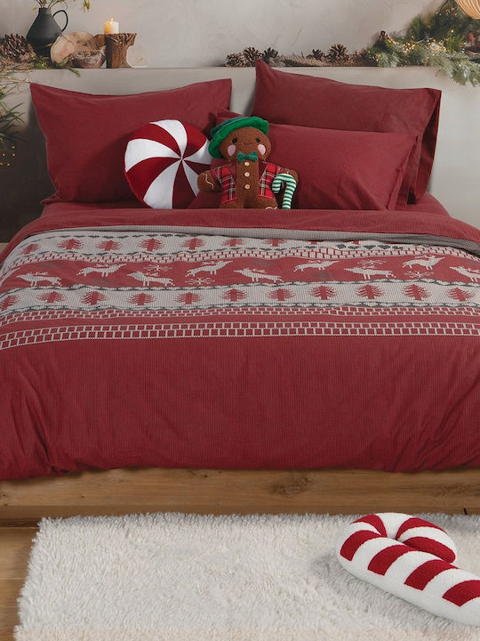 Christmas Decorative Pillow Nef-nef Homeware Lollipop White Red 50cm