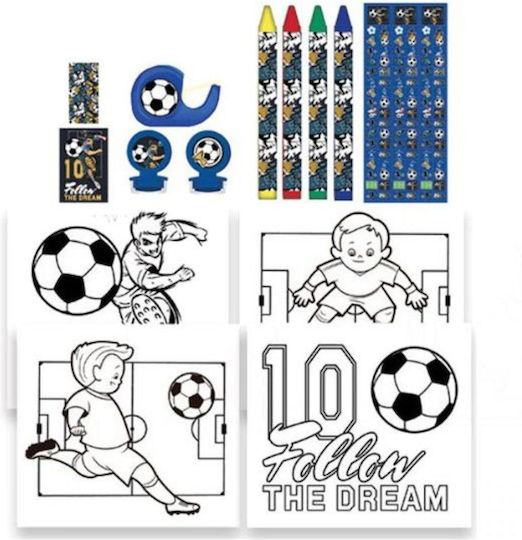Must Team Painting Set 18.5x17.5cm 12pcs