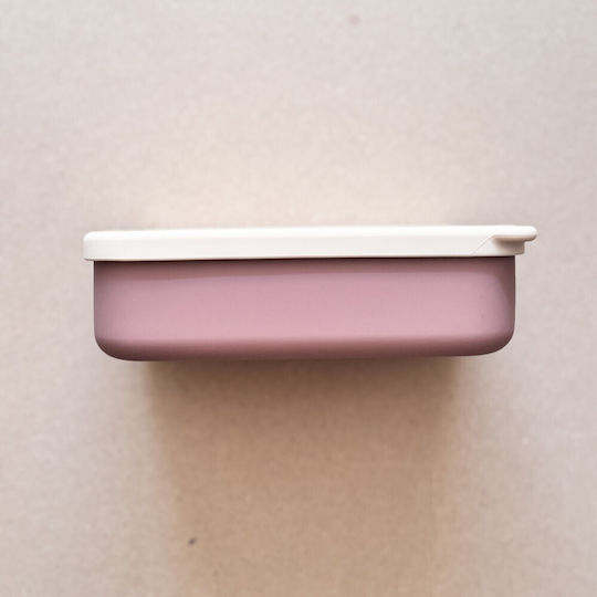 Τάπερ Φαγητού Άσπρο Λιλά Snackbox White Lilac
