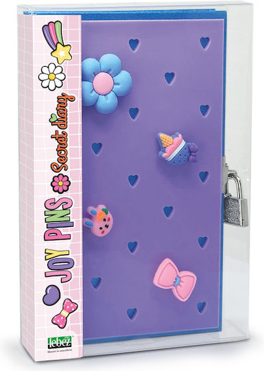 Lebez Notebook 80 Sheets with Padlock Multicolour