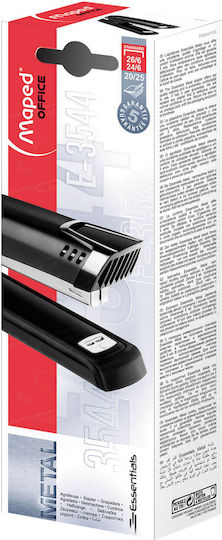 Maped Essentials Metal Καρφωτικό Συρραπτικό Χειρός Μαύρο