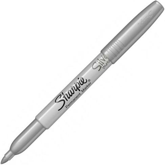 Sharpie Markere de Proiectare 12mm Argintii 12buc