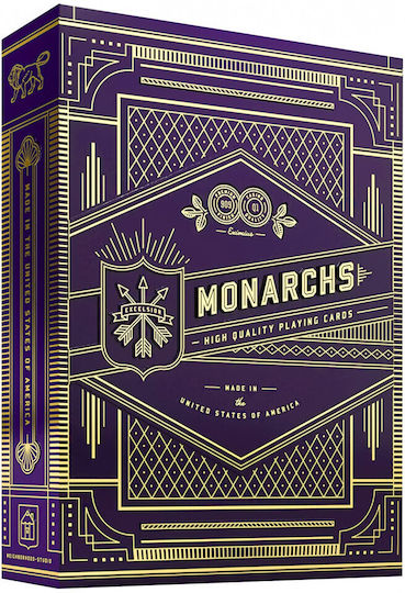 Theory11 Monarchs Ediție de colecție Pachet de cărți Plastifiată Violet