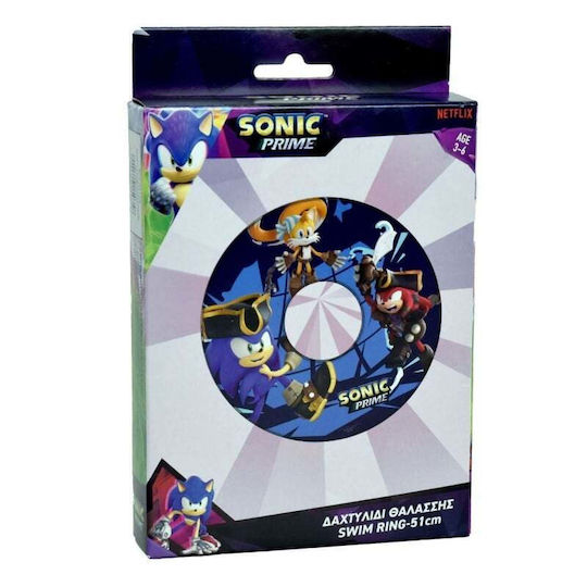 Blue Sonic Swimming Ring 51cm 877-02110