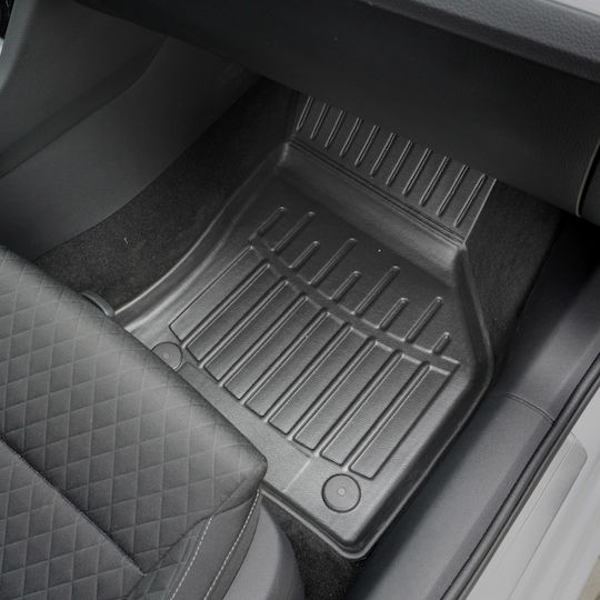 Umbrella Set Covorașe Față și Spate 4buc din Furtun pentru Volkswagen Touareg 2018+ Negre