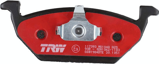 Set Plăcuțe De Frână Ceramice Față Trw Audi A1 A3 Seat Cordoba Ibiza Skoda Citigo Fabia 1.0-2.5 Înălțime 54.7mm Lățime 146.0mm Grosime 19.8mm