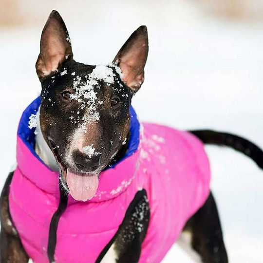 M45_waudog Airyvest Dog Jacket Reversible Pink-purple