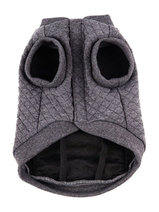 Glee Gray Dog Coat with 35cm Back Length