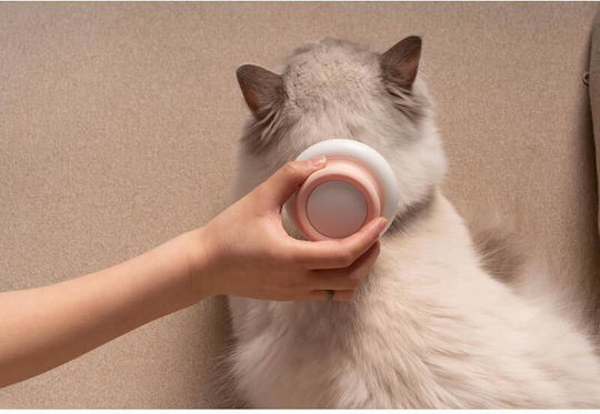 M-Pets Soft Χτένα Medium για Μακρύτριχους Σκύλους για Καθαρισμό Τριχώματος Ροζ