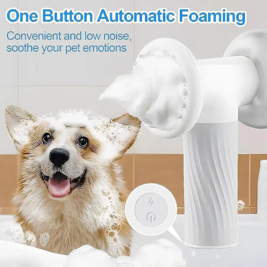 Automatic Bath Brush for Pets Soap Dispenser