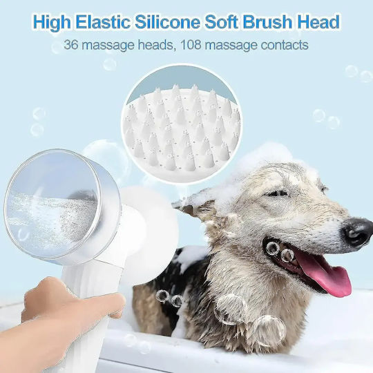 Automatic Bath Brush for Pets Soap Dispenser
