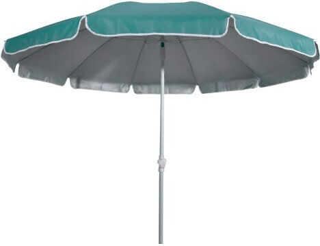 Solart Beach Umbrella Diameter 2m with UV Protection and Air Vent Light Blue