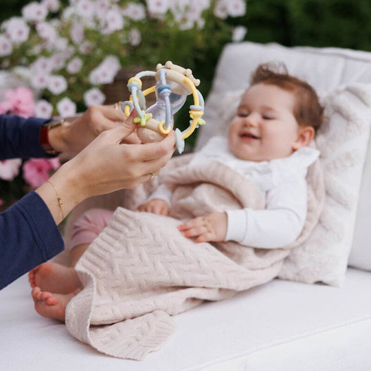 Babyono Teething Rattle Silicone for 0 m+