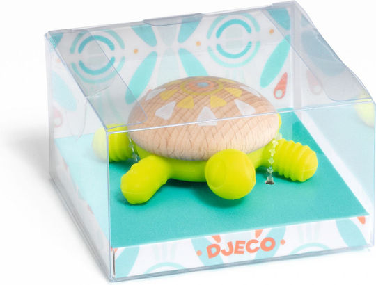 Djeco Djeco Turtle Teething Rattle for Teething from Silicone for 0 Months+