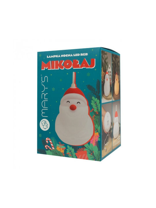 Mary's Led Night Lamp Santa RGB