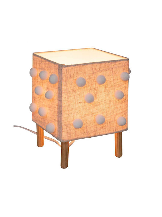 Atmosphera Lampă decorativă pentru copii Bej 22.5x16x16εκ.