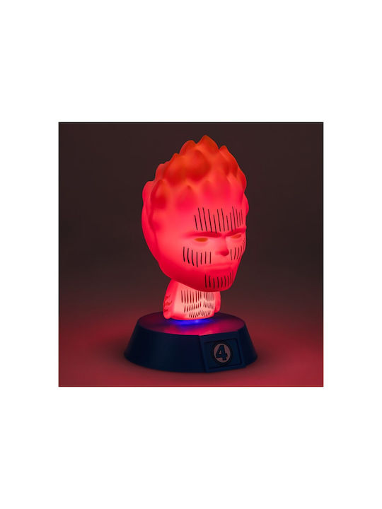 Paladone Icons Marvel Fantastic 4 Human Torch Light Pp14788mu