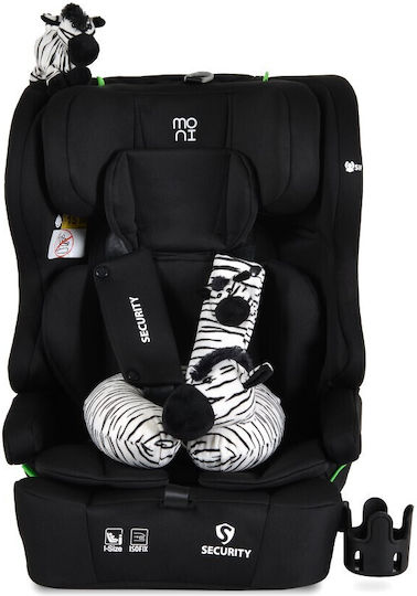 Moni Security Baby Car Seat i-Size with Isofix Midnight Black 9-36 kg
