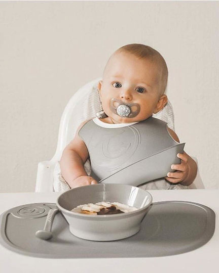 Twistshake Baby Food Bowl Bowl made of Plastic Gray