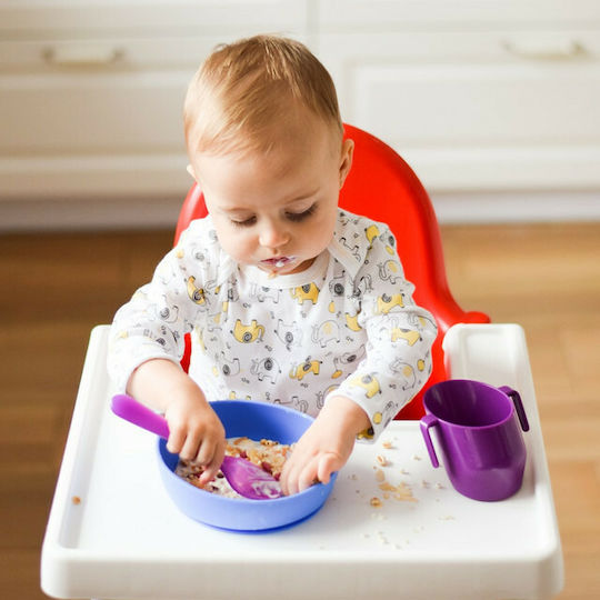 Doidy Baby Food Bowl made of Silicone Red