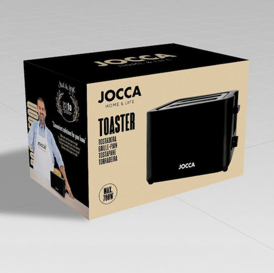 Toaster 2 Slots 700W Black