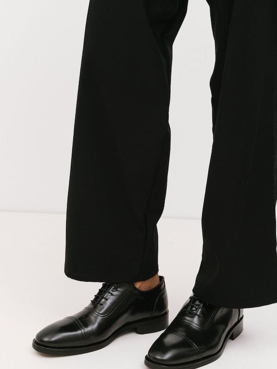Men's Leather Casual Shoes Black