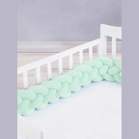 Palamaiki Crib Bumpers Braided Inside Aqua 20x220cm
