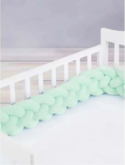 Palamaiki Crib Bumpers Braided Inside Aqua 20x220cm