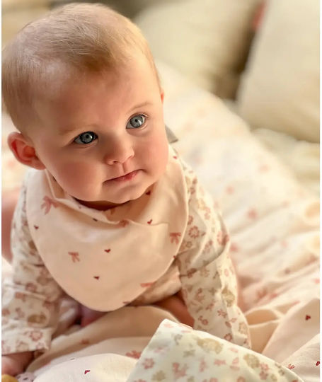 Cam Cam Copenhagen Bows Σαλιάρα Υφασμάτινη με Κουμπί Bows 2τμχ