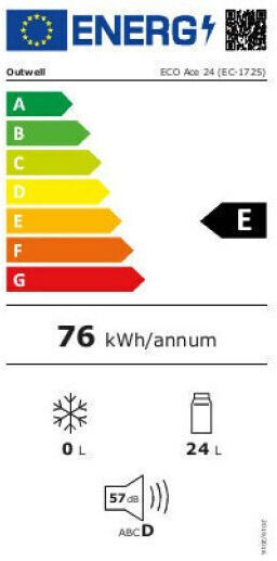 Elektrische Kühlbox Eco Ace 24ltr 12v/230v Grün Outwell
