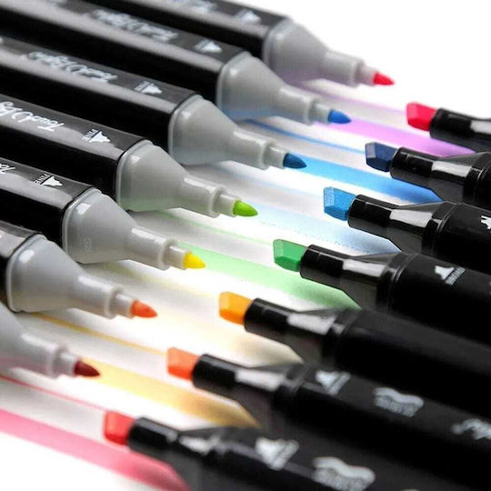 Permanent Drawing Markers Double Tip Set 262pcs