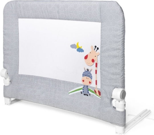 Interbaby Giraffe Πτυσσόμενο Προστατευτικό Κάγκελο Κρεβατιού από Ύφασμα σε Γκρι Χρώμα 150εκ.