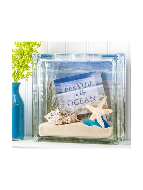 Decorativ de Birou din Plastic 19x19x8cm în culoarea Transparent