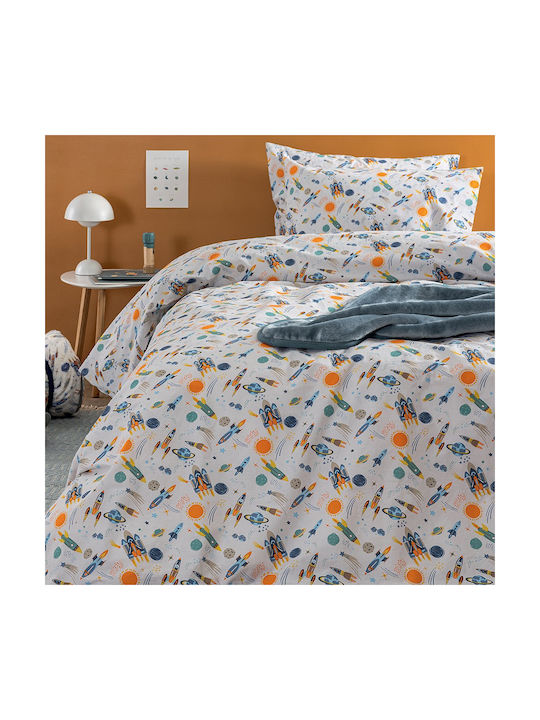Palamaiki Σετ Σεντόνια Μονά Βαμβακερά MK770 170x260cm 3τμχ