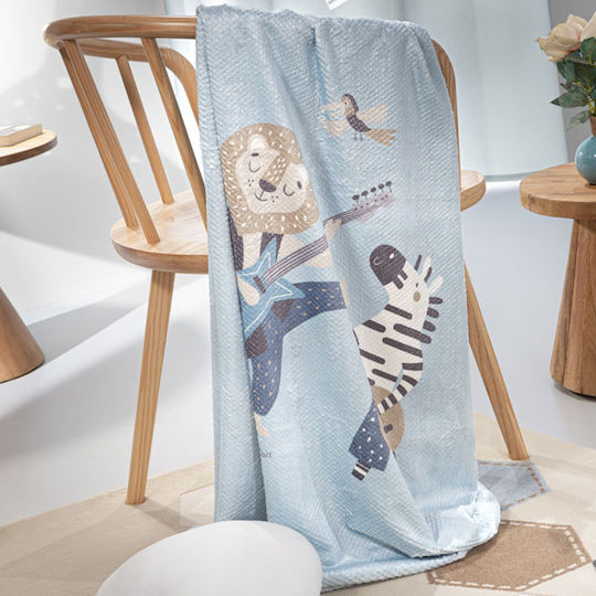Saint Clair Blanket Ultrasoft Jazz Raf Blue 160x220cm