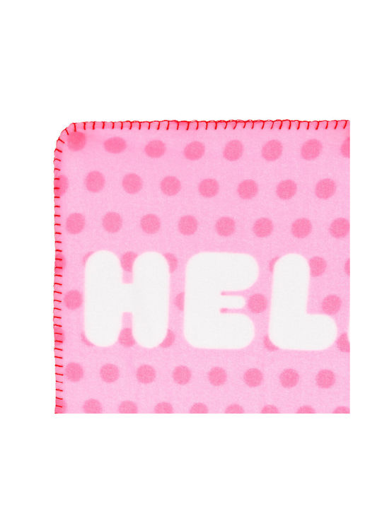 Hello Kitty Decke Vlies Rosa 100x150cm