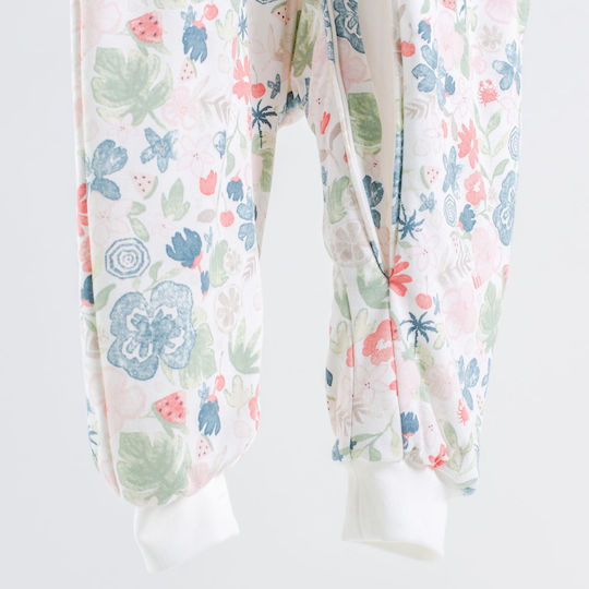 abo De primăvară Sac de dormit cu picioare 1 tog Flowers And Watermelon cu mâneci detașabile