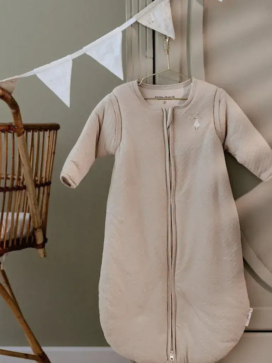 Little Dutch Χειμερινός Υπνόσακος Little Dutch Soft Beige με Αποσπώμενα Μανίκια